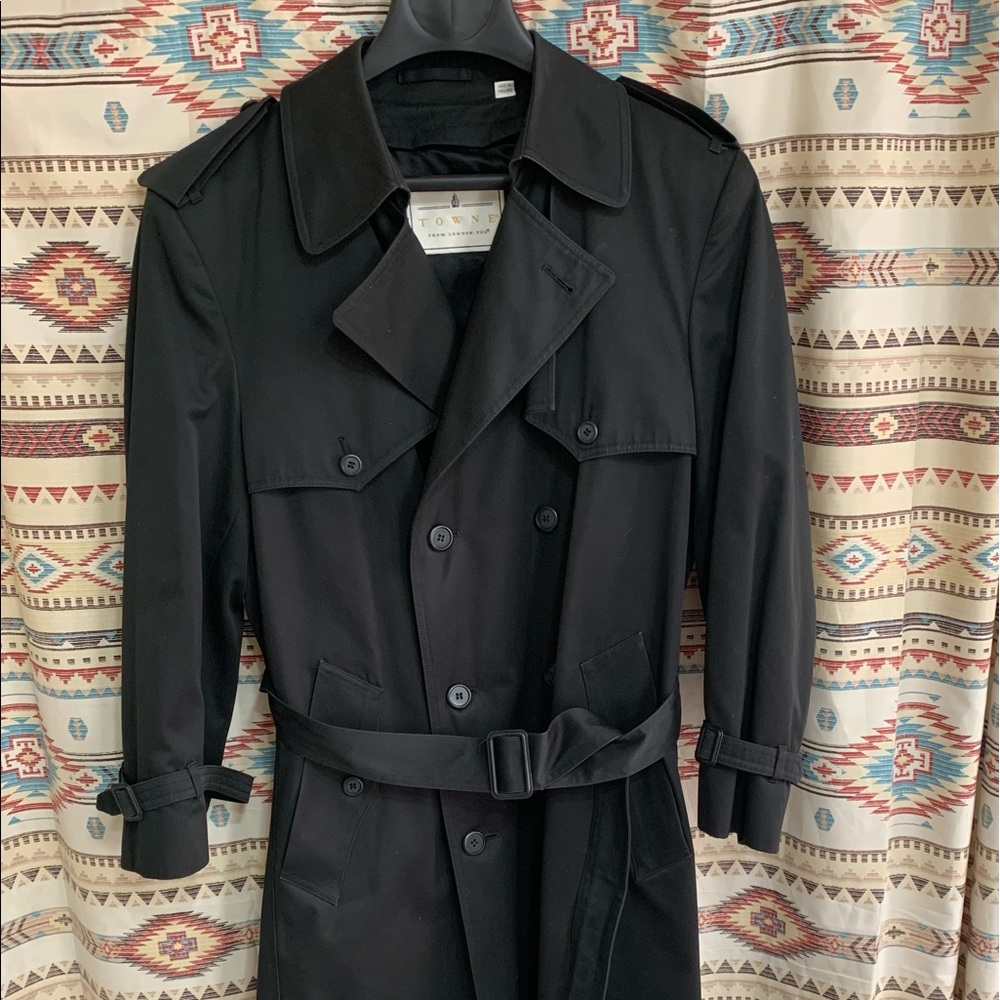 London Fog Town Trench Coat Mens 40 R